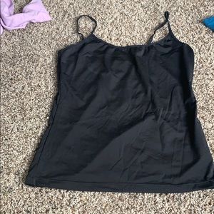 Black tank top